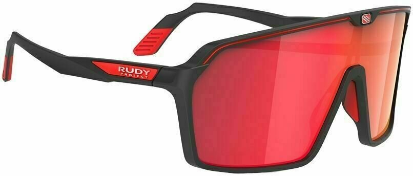 Lifestyle-bril Rudy Project Spinshield Black Matte/Rp Optics Multilaser Red UNI Lifestyle-bril