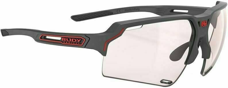 Cycling Glasses Rudy Project Deltabeat Charcoal Matte/ImpactX Photochromic 2 Red Cycling Glasses