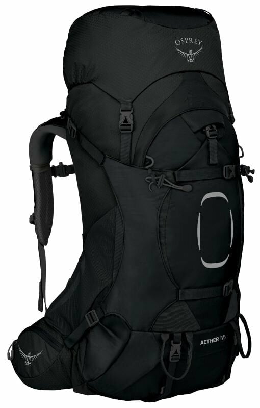 Outdoor Backpack Osprey Aether II 55 Black L/XL Outdoor Backpack