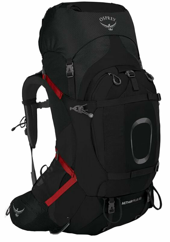 Outdoor Backpack Osprey Aether Plus 60 Black L/XL Outdoor Backpack