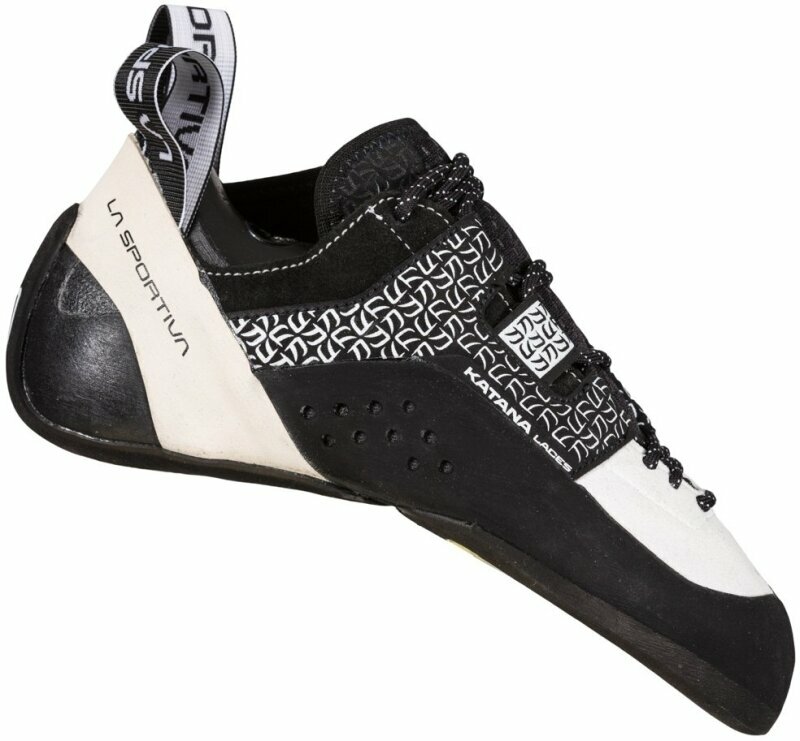 Sapatos de escalada La Sportiva Katana Laces Woman White/Black 38,5 Sapatos de escalada