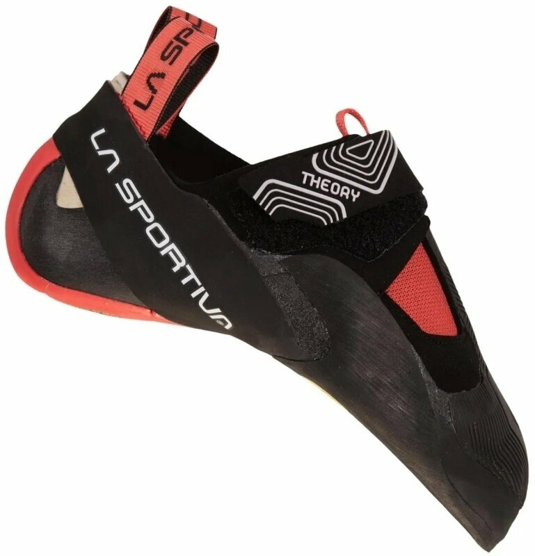 La Sportiva Theory Woman Black/Hibiscus 37 Chaussons d'escalade Red female