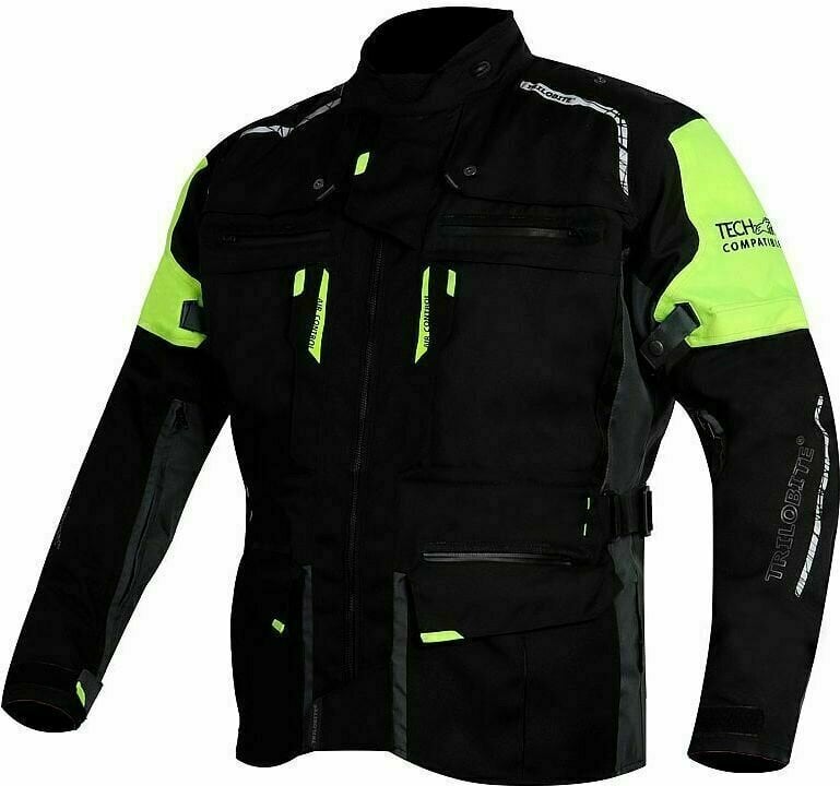 Textile Jacket Trilobite 2091 Rideknow Tech-Air Black/Yellow Fluo S Textile Jacket