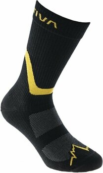 Socken La Sportiva Hiking Socks Black/Yellow L Socken - 1