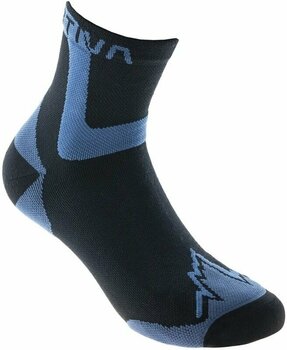 Juoksusukat La Sportiva Ultra Running Socks Black/Neptune S Juoksusukat - 1