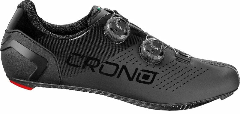 Moški kolesarski čevlji Crono CR2 Black 41,5 Moški kolesarski čevlji