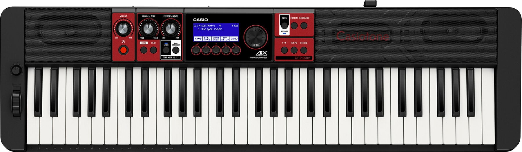 Keyboard with Touch Response Casio CT-S1000V