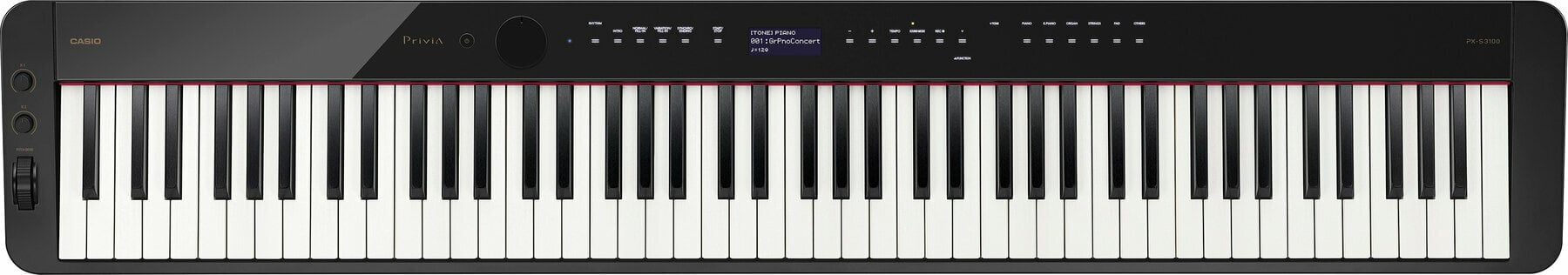 Cyfrowe stage pianino Casio PX-S3100 BK Privia Cyfrowe stage pianino