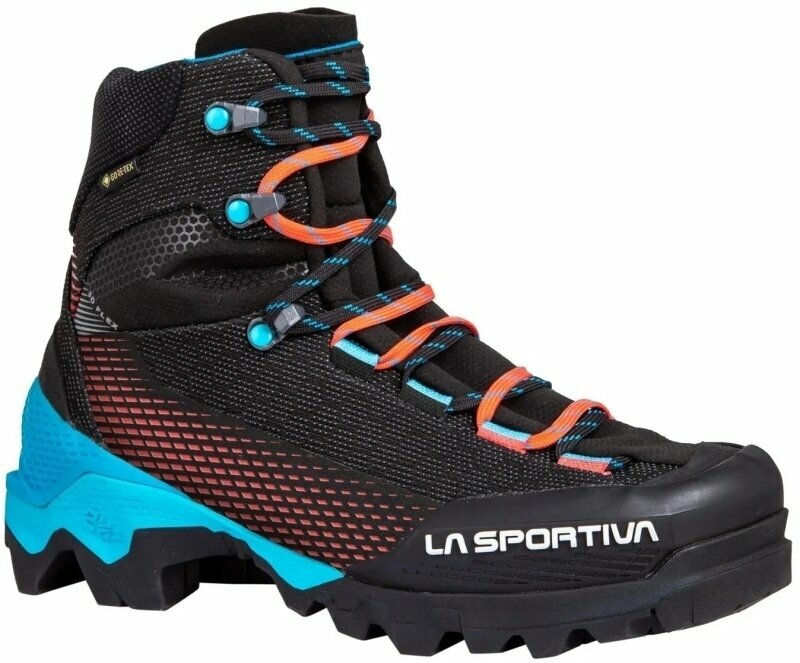 Γυναικείο Ορειβατικό Παπούτσι La Sportiva Aequilibrium ST Woman GTX Black/Hibiscus 38,5 Γυναικείο Ορειβατικό Παπούτσι