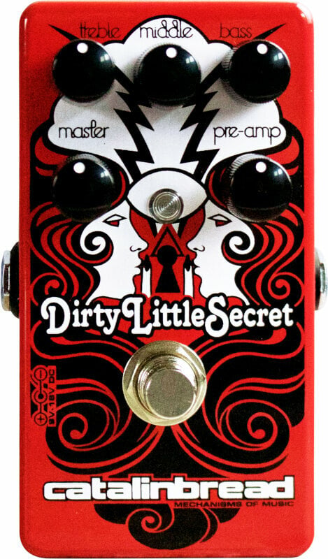 Guitar Effect Catalinbread Dirty Little Secret Red
