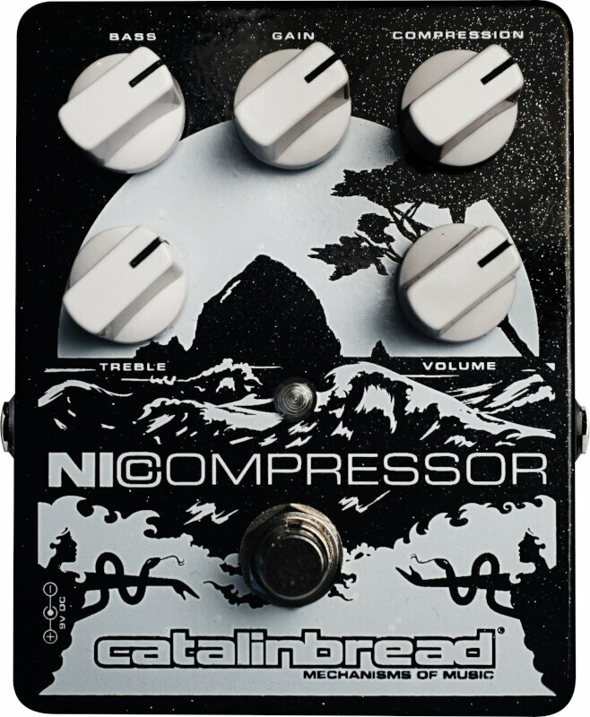 Gitarski efekt Catalinbread Nicompressor Silver On Black