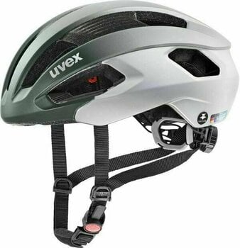Cyklistická helma UVEX Rise CC Tocsen Irish Green/Silver Matt 56-59 Cyklistická helma - 1