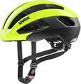 UVEX Rise CC Neon Yellow/Black 52-56 Casco de bicicleta