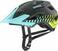 Cyklistická helma UVEX Access Black Aqua Lime Matt 52-57 Cyklistická helma
