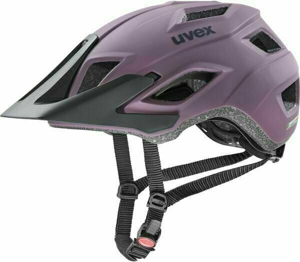 Levně UVEX Access Plum Matt 52-57 Cyklistická helma