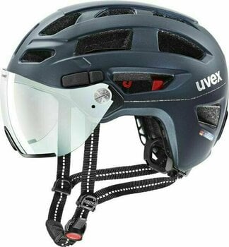 Bike Helmet UVEX Finale Visor Vario Deep Space Mat 52-57 Bike Helmet - 1