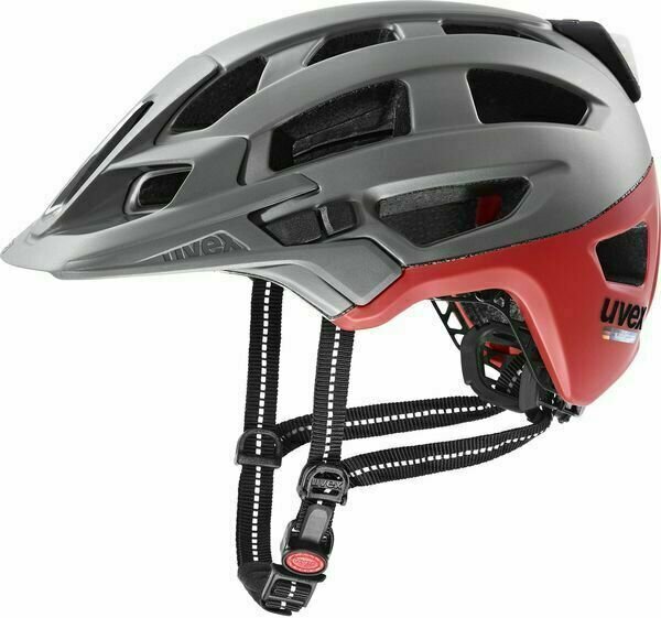 Cyklistická helma UVEX Finale Light 2.0 Silver Red Matt 56-61 Cyklistická helma