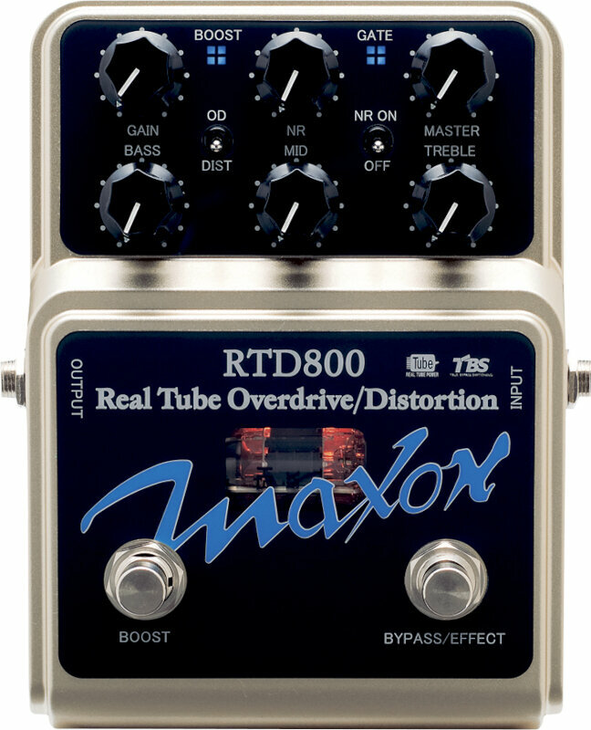 Efeito para guitarra Maxon RTD-800 Real Tube Overdrive