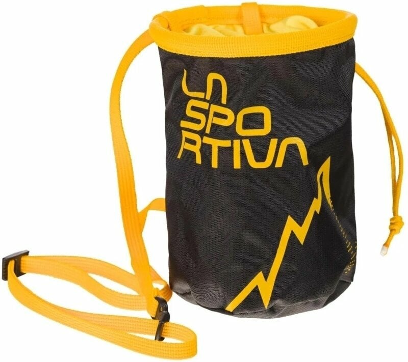 Bag and Magnesium for Climbing La Sportiva LSP Chalk Bag Black Bag and Magnesium for Climbing