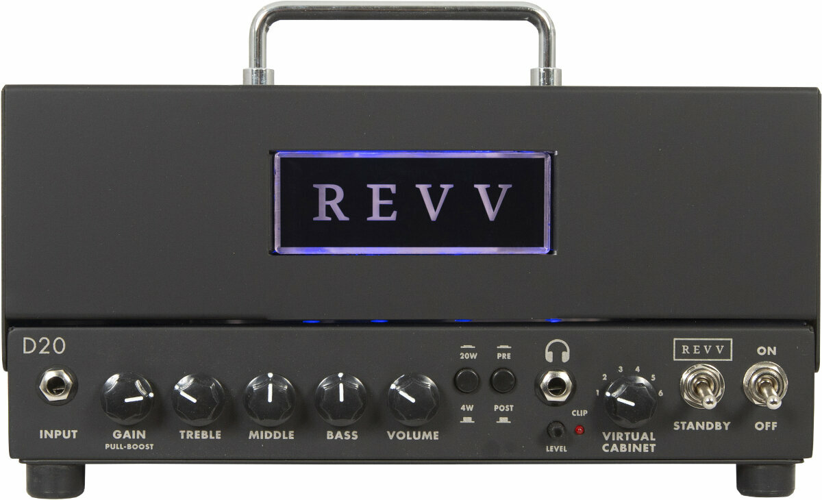 Lampový gitarový zosilňovač REVV D20 Black