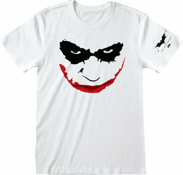 T-shirt The Dark Knight Joker Smile White 2XL T-shirt - 1