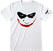 T-shirt The Dark Knight Joker Smile White 2XL T-shirt