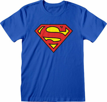 T-shirt Superman T-shirt Logo JH Blue L - 1
