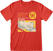 T-Shirt Harry Potter T-Shirt Hogwarts Express Manual Cover Red S
