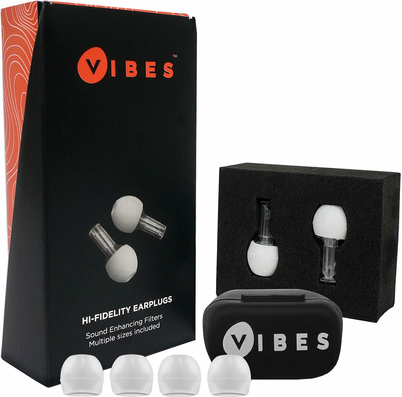 Chrániče sluchu Vibes Hi-Fidelity Earplugs Chrániče sluchu