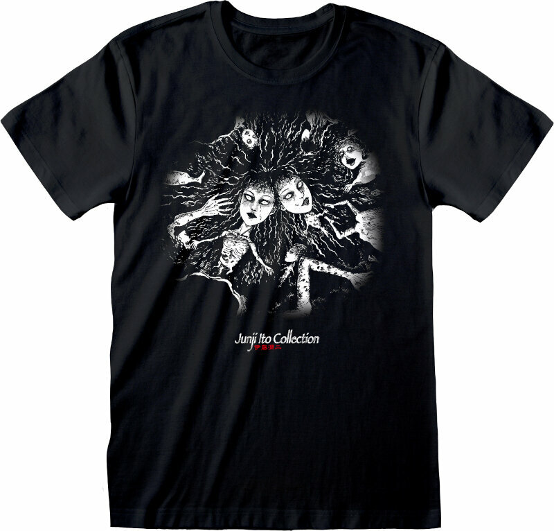 Paita Junji Ito Crawling Black 2XL Paita