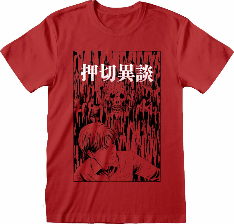 T-Shirt Junji Ito Dripping Red 2XL T-Shirt