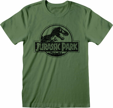 T-Shirt Jurassic Park Mono Logo Green S T-Shirt - 1
