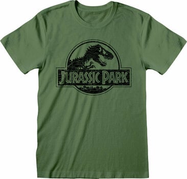 Skjorta Jurassic Park Mono Logo Green L Skjorta - 1