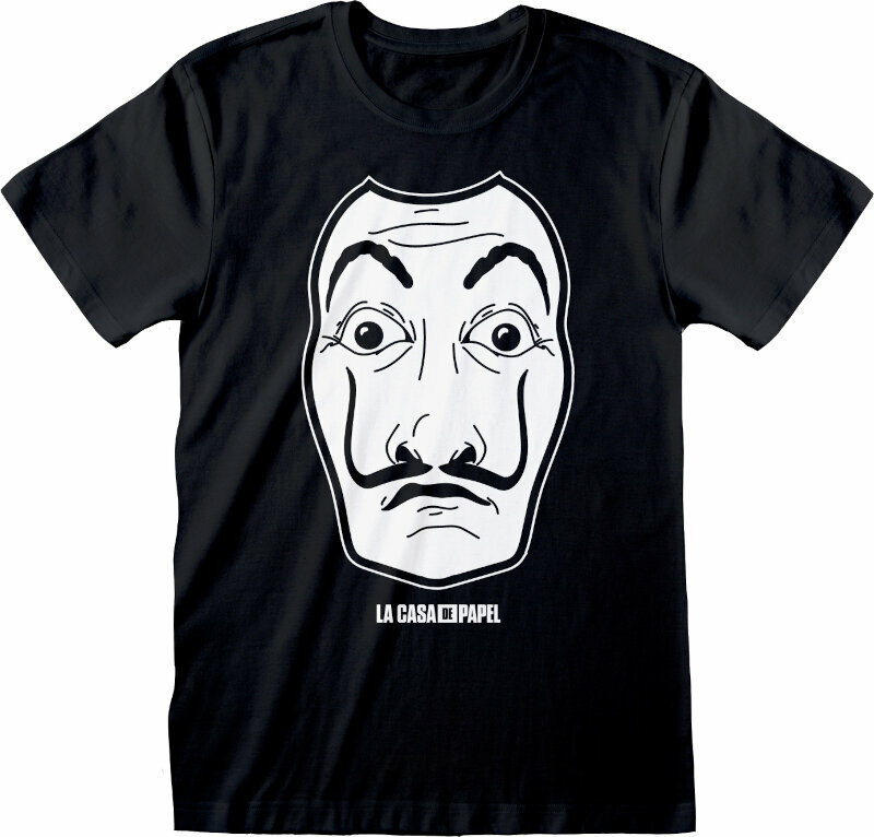 T-Shirt La Casa De Papel Black Mask Black 2XL T-Shirt