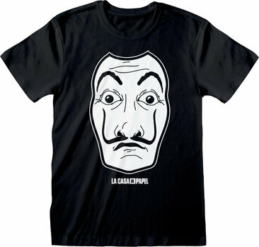 T-Shirt La Casa De Papel Black Mask Black 2XL T-Shirt - 1