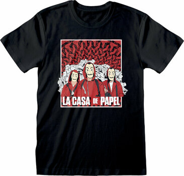 T-Shirt La Casa De Papel Group Shot Black 2XL T-Shirt - 1