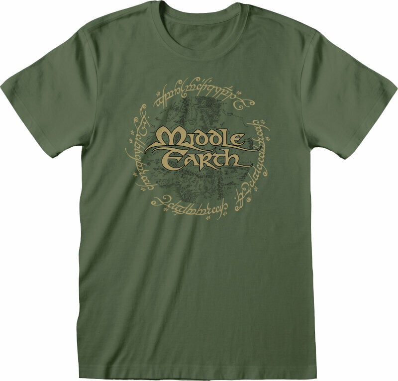 Tričko Lord Of The Rings Middle Earth Green S Tričko
