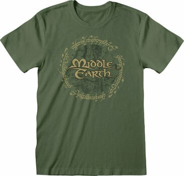 Tričko Lord Of The Rings Middle Earth Green S Tričko - 1