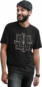 Shirt The Lost Boys Shirt Logo Square Black M - 1