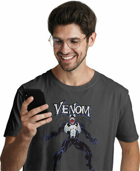 Shirt Marvel Shirt Venom Unisex Black S - 1