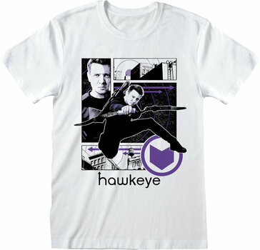 Tričko Hawkeye Tričko Comic Page Unisex White S - 1