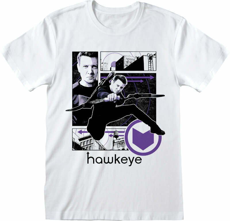 Shirt Hawkeye Shirt Comic Page White L