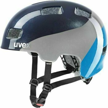 Dětská cyklistická helma UVEX HLMT 4 Deep Space/Blue Wave 55-58 Dětská cyklistická helma - 1