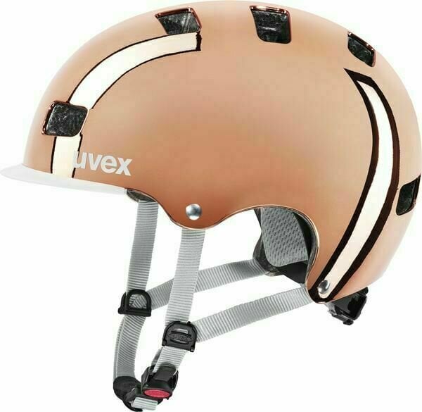 Cyklistická helma UVEX Hlmt 5 Bike Pro Rosé Chrome 55-58 Cyklistická helma