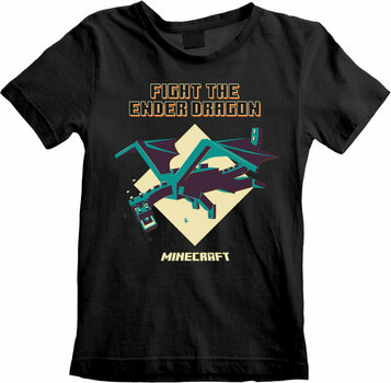 T-shirt Minecraft T-shirt Ender Dragon JH Black 12 - 13 Years - 1