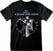 Skjorte The Nightmare Before Christmas Bat Heart Black XL Skjorte