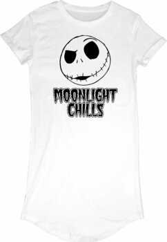Camiseta de manga corta The Nightmare Before Christmas Camiseta de manga corta Moonlight Chills Mujer Blanco XL - 1