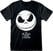 T-shirt The Nightmare Before Christmas Jack Face & Logo Black S T-shirt