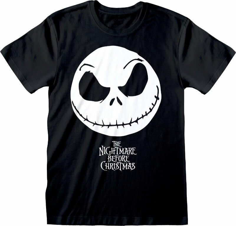 Košulja The Nightmare Before Christmas Jack Face & Logo Black XL Košulja