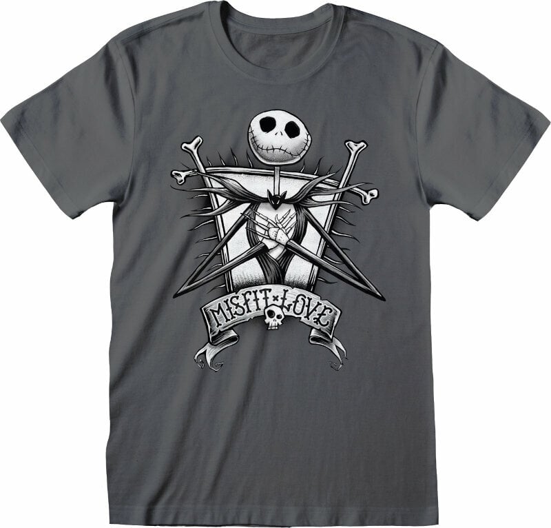 T-shirt The Nightmare Before Christmas Misfit Charcoal L T-shirt